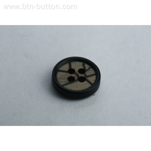 Distressed magnetic buttons for shirts